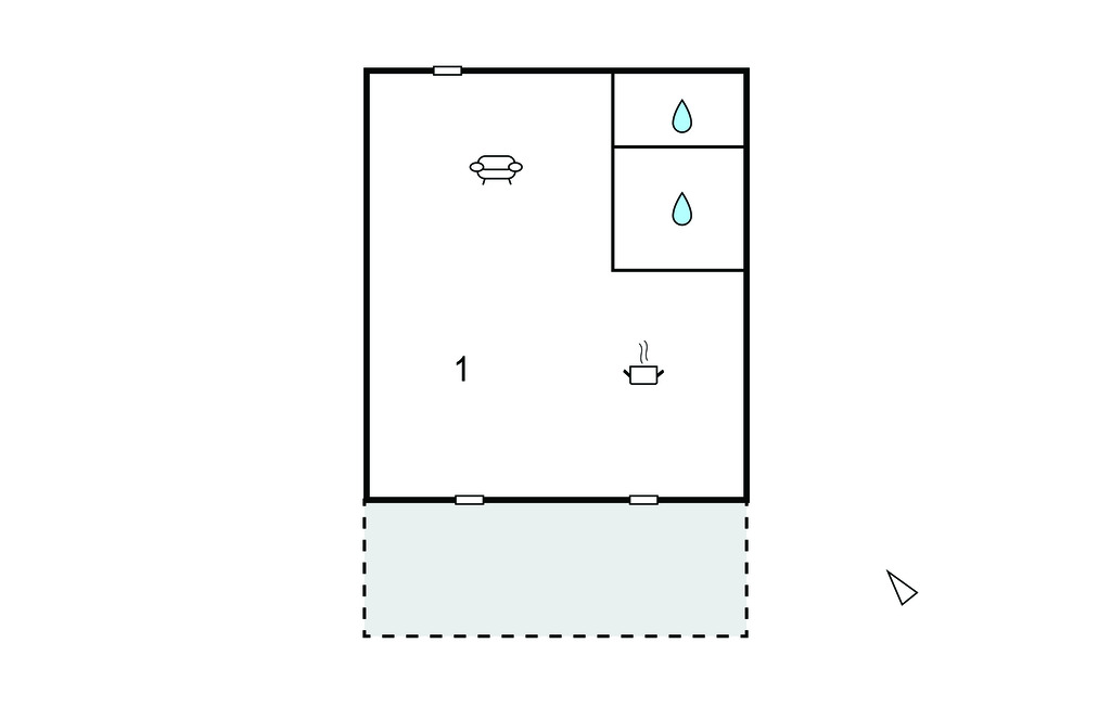 Studio 22m² avec balcon, piscine et plage à 1 km - Photo 21