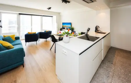 Appartement vue mer avec balcon à 60 m de la plage, Ostende : photo 3