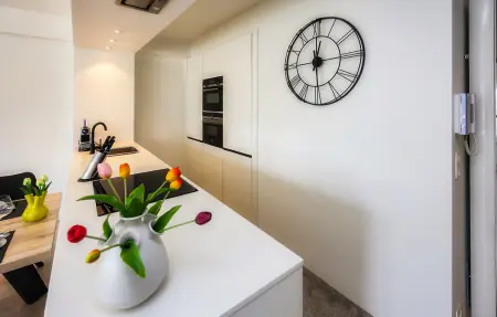 Appartement vue mer avec balcon à 60 m de la plage, Ostende : photo 6