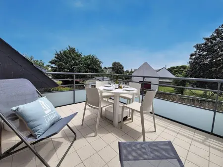 Appartement 3 pièces Carnac, terrasse vue Marais : photo 1