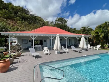 Location villa à Le Vauclin, Villa créole vue mer, piscine privée - 7 pers.