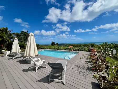 Villa créole Le Vauclin : vue mer, piscine privée, 7 pers. - Photo 5