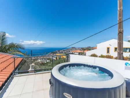 Location maison à Funchal, Maison avec clim, jacuzzi et vue panoramique - 4 pers.