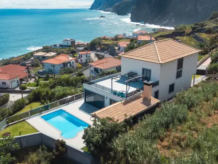Location villa à São Vicente, Maison avec piscine privée, vue panoramique sur locéan - 10 pers.