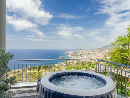 Location maison à Funchal, Maison spacieuse avec vue imprenable - 8 pers.