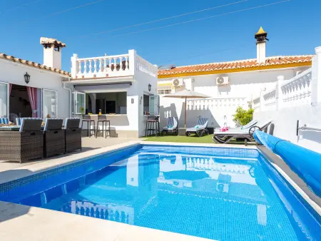 Location villa à Nerja, Villa moderne, vue mer et montagne - 6 pers.
