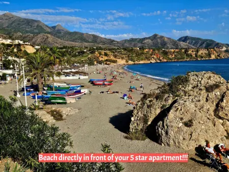Appartement vue mer en front de plage à Nerja : photo 4
