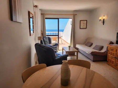 Appartement front de plage, vue mer et montagne à Nerja : photo 8