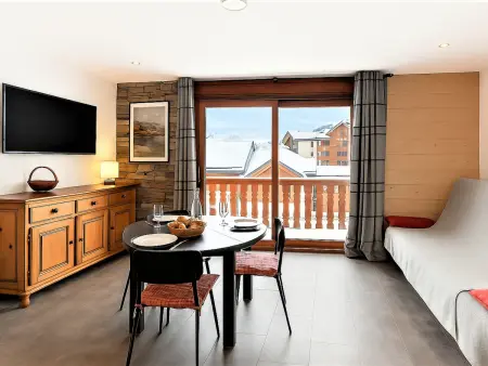 Studio 4 pers. balcon Sud, 150m des pistes : photo 2