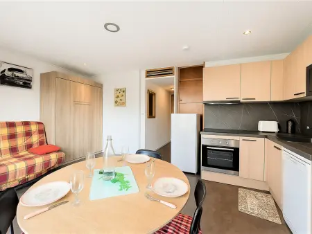 Studio 4 pers. balcon Sud, 150m des pistes : photo 6