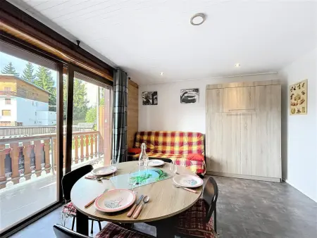 Studio 4 pers. balcon Sud, 150m des pistes : photo 7