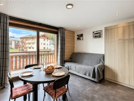 Studio 4 pers. balcon Sud, 150m des pistes : photo 8