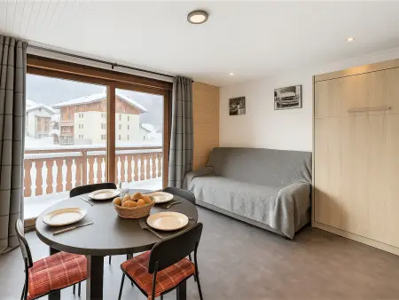 Studio 4 pers. balcon Sud, 150m des pistes : photo 9