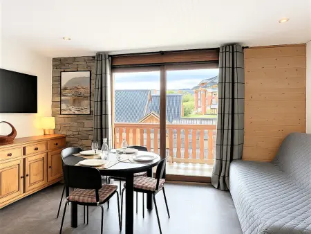 Studio 4 pers. balcon Sud, 150m des pistes : photo 14