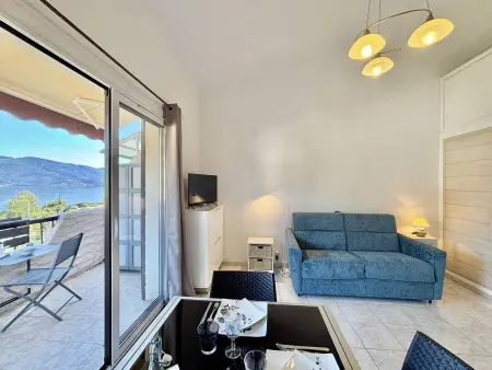 Location appartement à Casaglione Tiuccia, Studio climatisé vue mer - 2 pers.