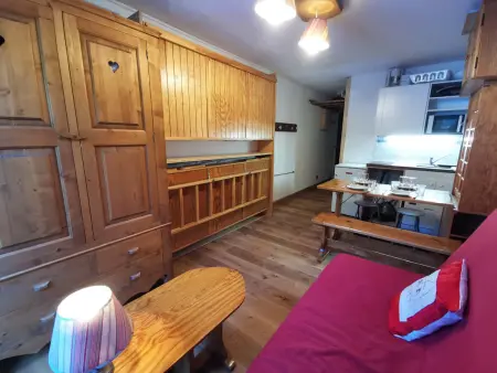 Studio 3 pers. au pied des pistes aux Adrets-Prapoutel : photo 4