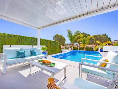 Villa Moraira 3 ch, piscine 6x3 m, plain-pied : photo 4