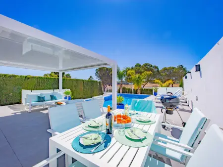 Villa Moraira 3 ch, piscine 6x3 m, plain-pied : photo 8