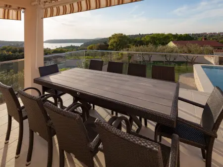 Villa Nicole : 10 personnes, piscine et vue mer à Banjole : photo 49