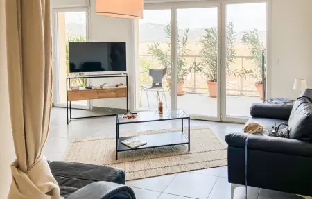 Appartement Grimaud, vue Château, balcon, proche plage : photo 3