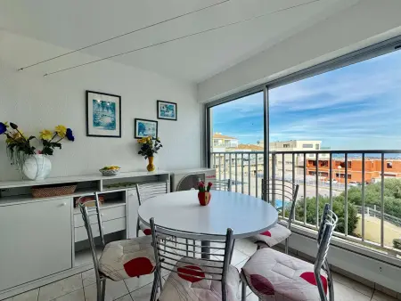 Studio cabine vue mer à Cap d'Agde, parking inclus : photo 2