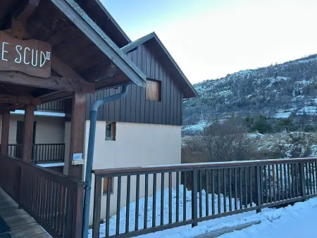 Appartement 2 pièces vue Briançonnais, exposé Sud : photo 17
