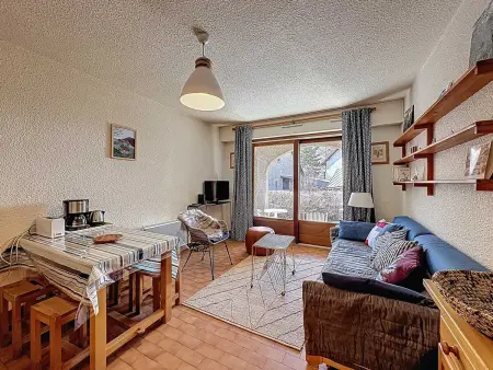 Location appartement à Le Monêtier les Bains, Studio central avec terrasse - 4 pers.