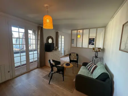 Studio balcon centre-ville Cabourg, 2 pers. : photo 1