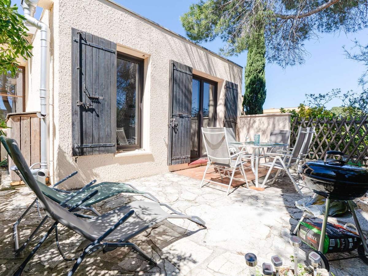 Villa 4 pers. à Gruissan : terrasse, parking et barbecue - Photo 12