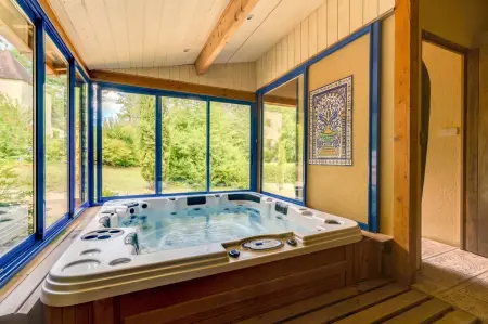 Villa avec piscine privée et jacuzzi à Vézac, 160 m² : photo 6