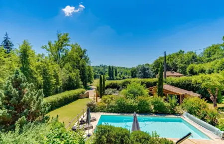 Villa avec piscine privée et jacuzzi à Vézac, 160 m² : photo 11