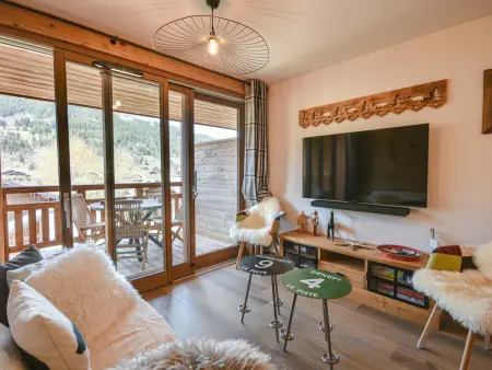 T3 49m² à 50m des pistes - Les Gets, 4 pers. : photo 2