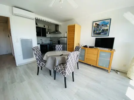 Studio climatisé avec loggia au Grau-du-Roi, parking : photo 2