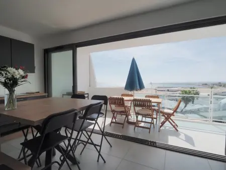 T3 climatisé vue mer, terrasse sud-ouest – 6 pers. : photo 2