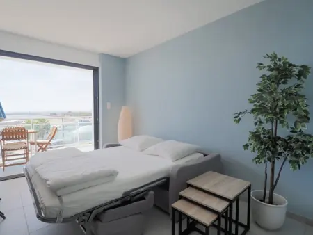 T3 climatisé vue mer, terrasse sud-ouest – 6 pers. : photo 6