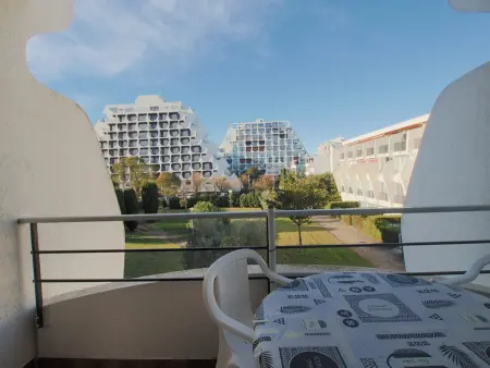 2 pièces rénové, terrasse Sud-Ouest, parking - La Grande-Motte : photo 7