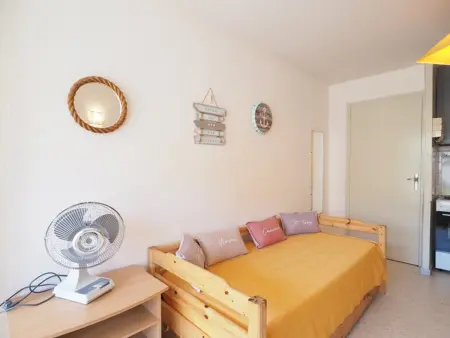 Studio 4 pers. avec parking et terrasse, 50m plage : photo 5