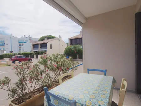 Studio 4 pers. avec parking et terrasse, 50m plage : photo 6
