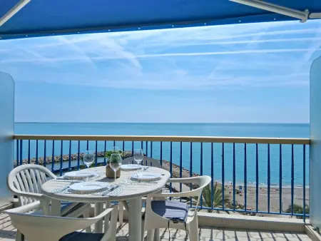 Appartement Le Grand Large, vue mer à Cagnes-sur-Mer : photo 5