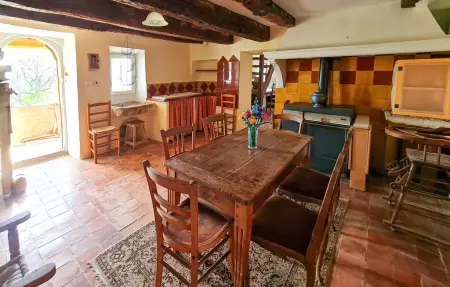 Ancienne ferme en pierre, piscine chauffée 60m², Sault : photo 5