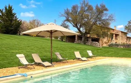 Ancienne ferme en pierre, piscine chauffée 60m², Sault : photo 8