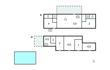 Ancienne ferme en pierre, piscine chauffée 60m², Sault : photo 25