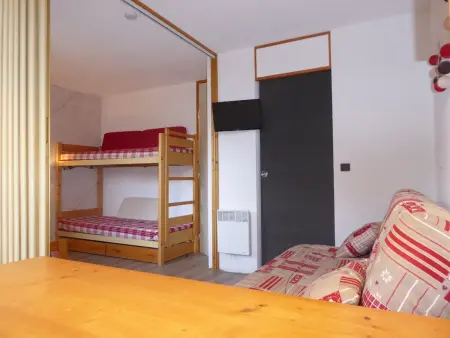 Studio divisible 24m² balcon à La Plagne, 100m pistes : photo 7