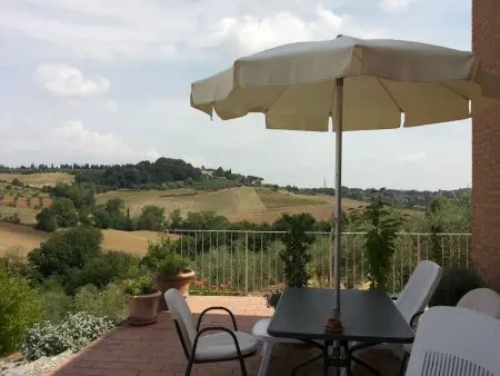 Location appartement à Sienne, Wohnung auf dem Lande, 3 km vom Zentrum von Sien