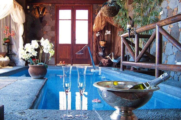 Torre del Sol : maison avec piscine intérieure à Vera de Erques - Photo 11