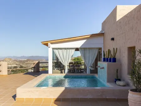 Location villa à Mojácar, Villa avec vue mer et montagne - 4 pers.