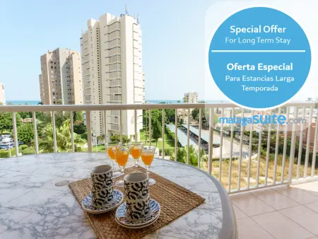 Location appartement à Torremolinos, Appartement lumineux, vue imprenable - 6 pers.