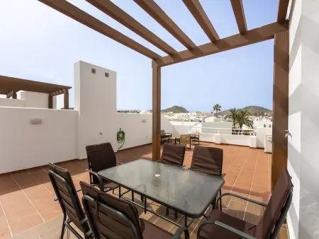 Attique 3 chambres vue mer - Plage Palmeral Mojácar : photo 26