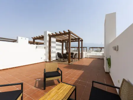 Attique 3 chambres vue mer - Plage Palmeral Mojácar : photo 29