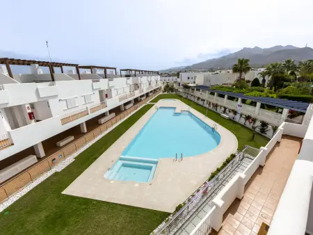 Attique 3 chambres vue mer - Plage Palmeral Mojácar : photo 30